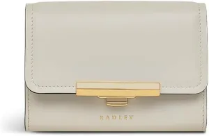 RADLEY London Meadway Mews Women's Medium Leather Flapover Wallet, Chalk