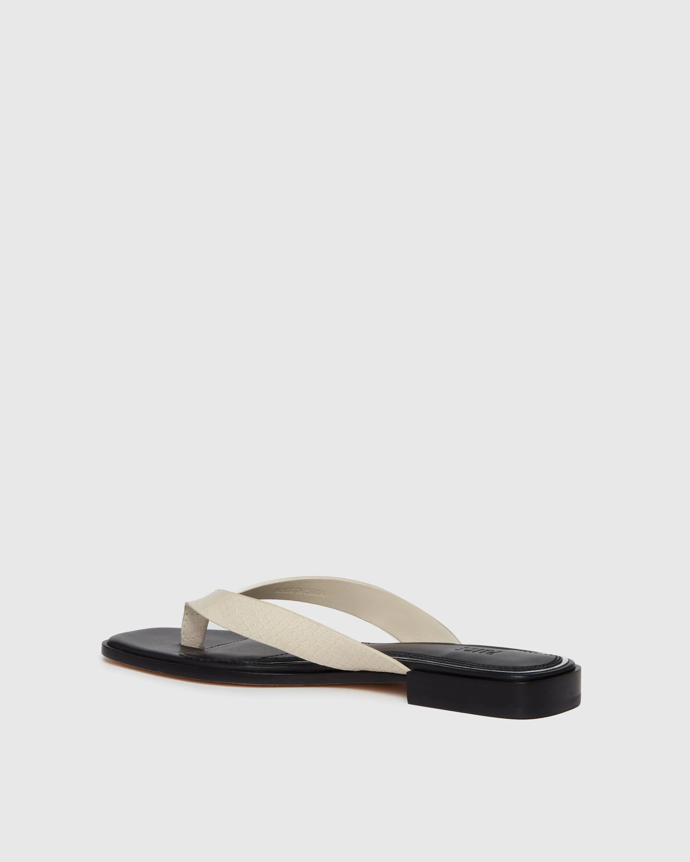 Rae Sandal - Cement Leather