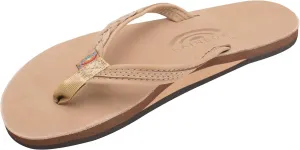 Rainbow Sandals Madison - Single Layer Arch Support with a Braid on a 1/2" Narrow Strap