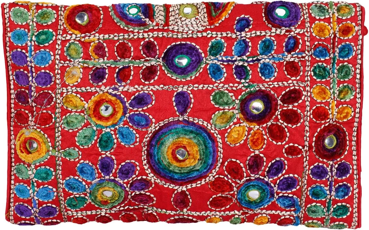 Rajasthani Jaipuri Art Sling Bag Foldover Clutch Purse Quality Checked