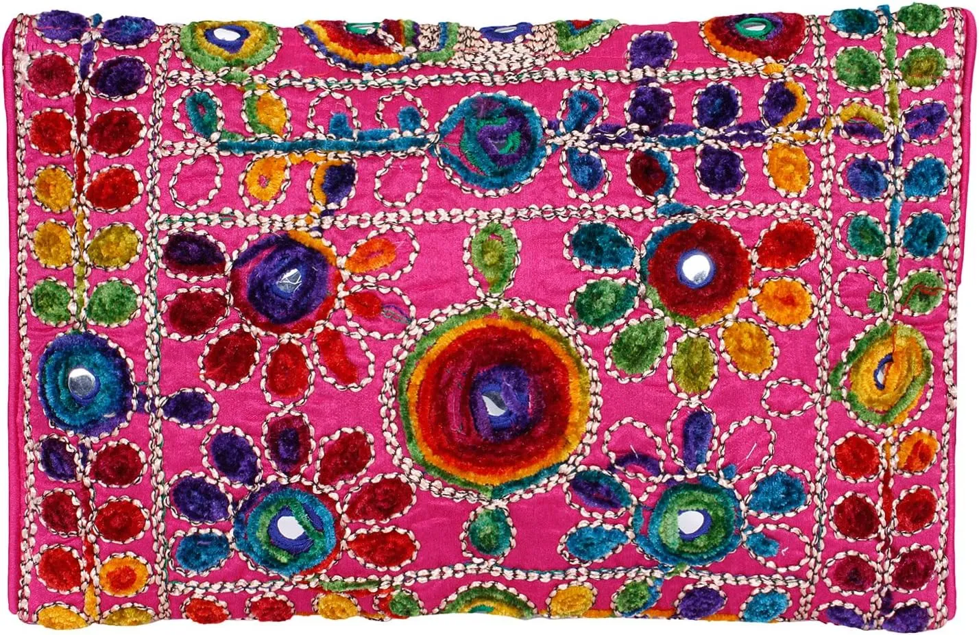 Rajasthani Jaipuri Art Sling Bag Foldover Clutch Purse Quality Checked