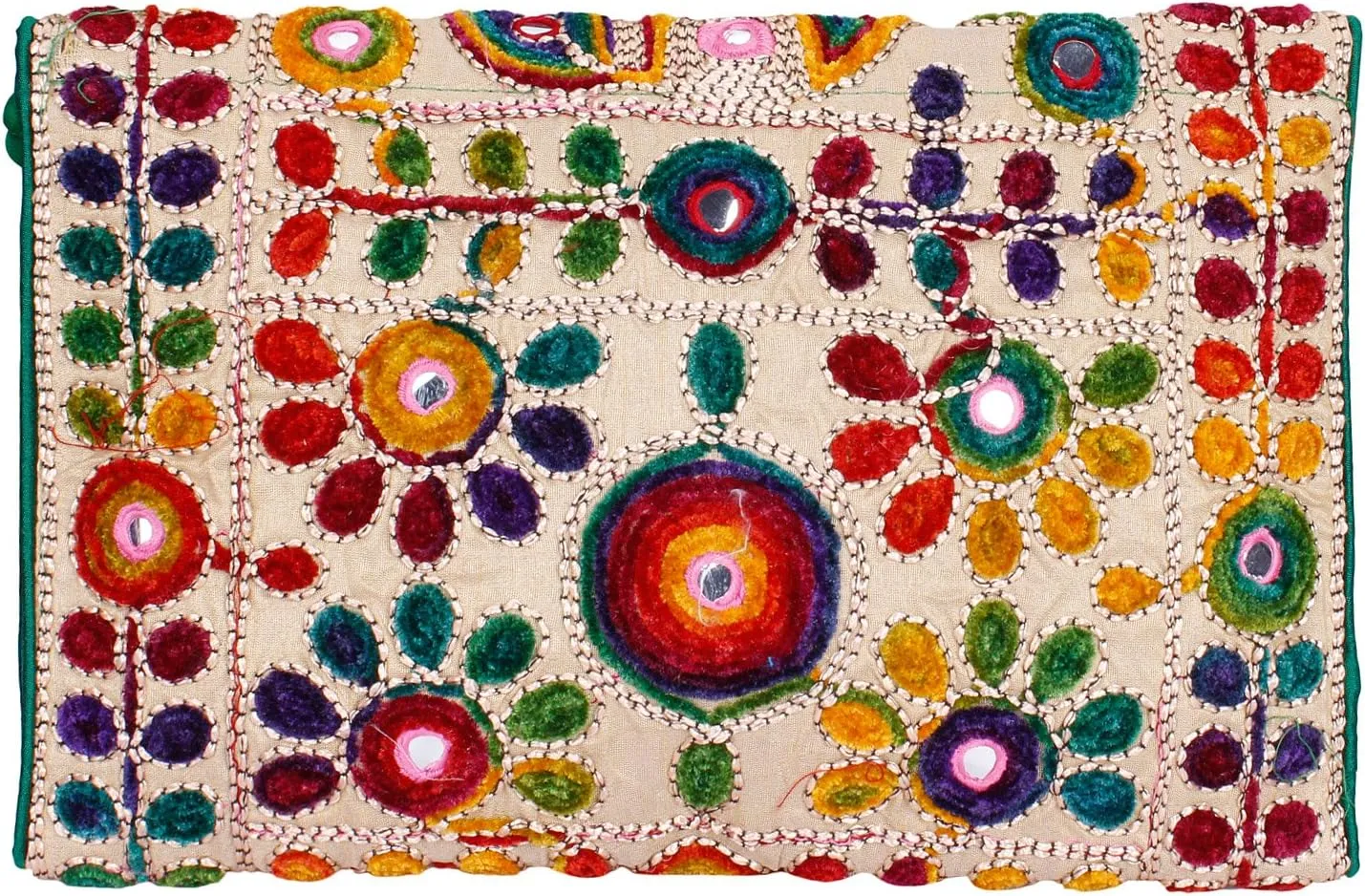 Rajasthani Jaipuri Art Sling Bag Foldover Clutch Purse Quality Checked