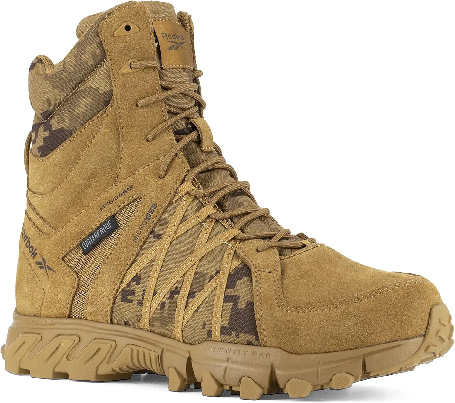 Reebok Men's Rb3435 Trailgrip Tactical Construction Boot Coyote Work & Safety