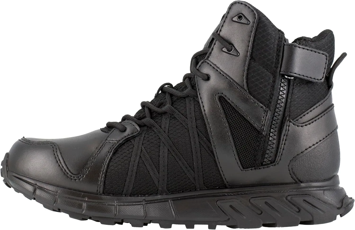 Reebok Men's Rb3450 Trailgrip 6" Tactical Waterproof Soft Toe Boot Black Work & Safety