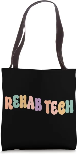 Rehab Tech Groovy Rehabilitation Technician Tote Bag