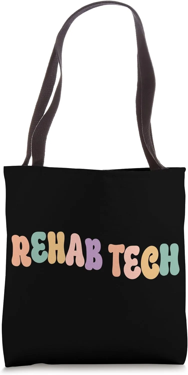 Rehab Tech Groovy Rehabilitation Technician Tote Bag