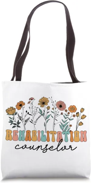 Rehabilitation Counselor Groovy Rehabilitation Counseling Tote Bag