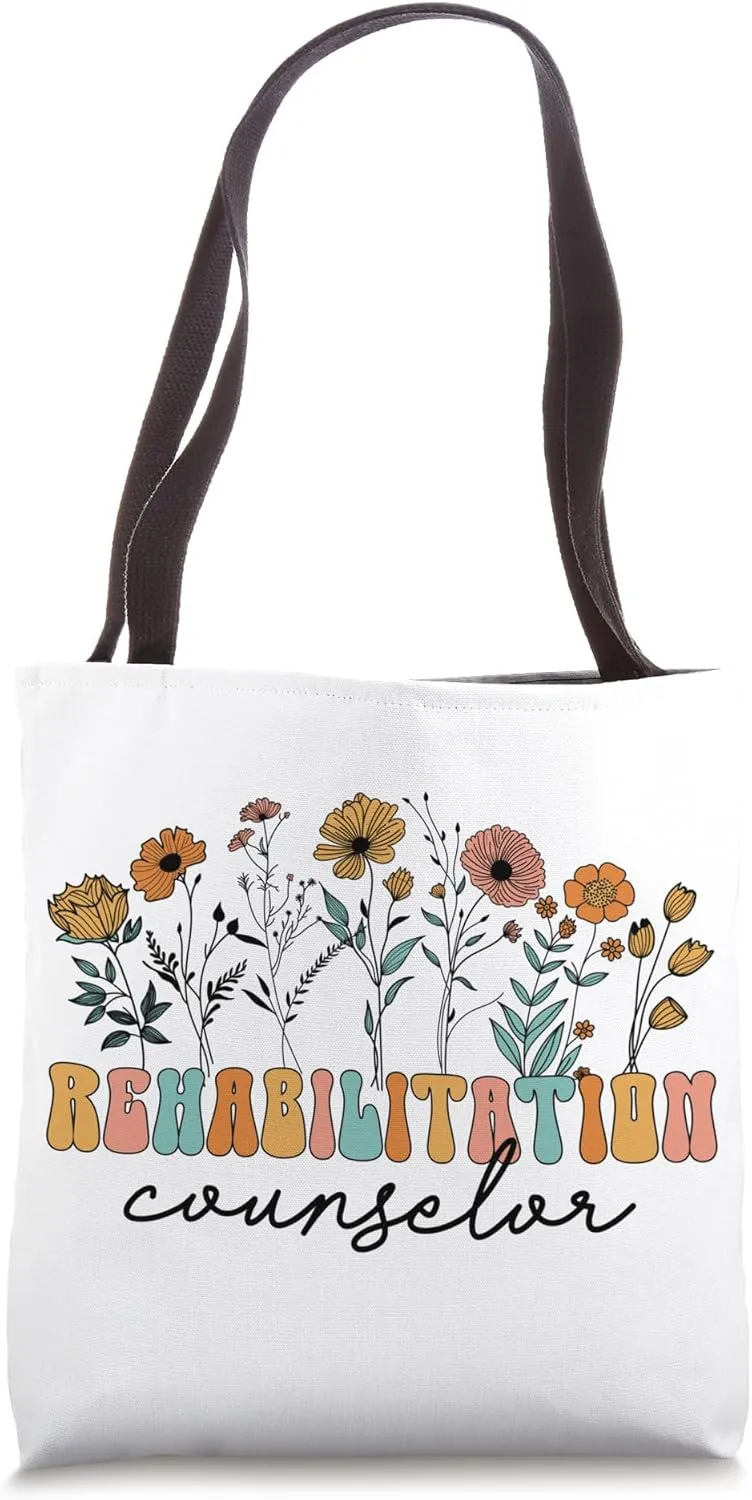 Rehabilitation Counselor Groovy Rehabilitation Counseling Tote Bag