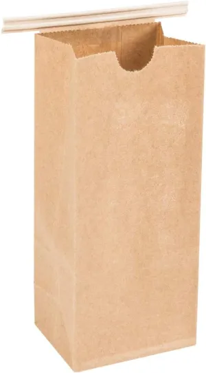 Resealable Kraft Tin Tie Poly-lined Bags Coffee Bags Reclosable Tin Tie Bags without window - 1Lb - 25 Pack