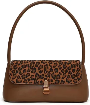 Retro French Clutch Handbag, Small Shoulder Bag for Women 90s Classic Purse Bag