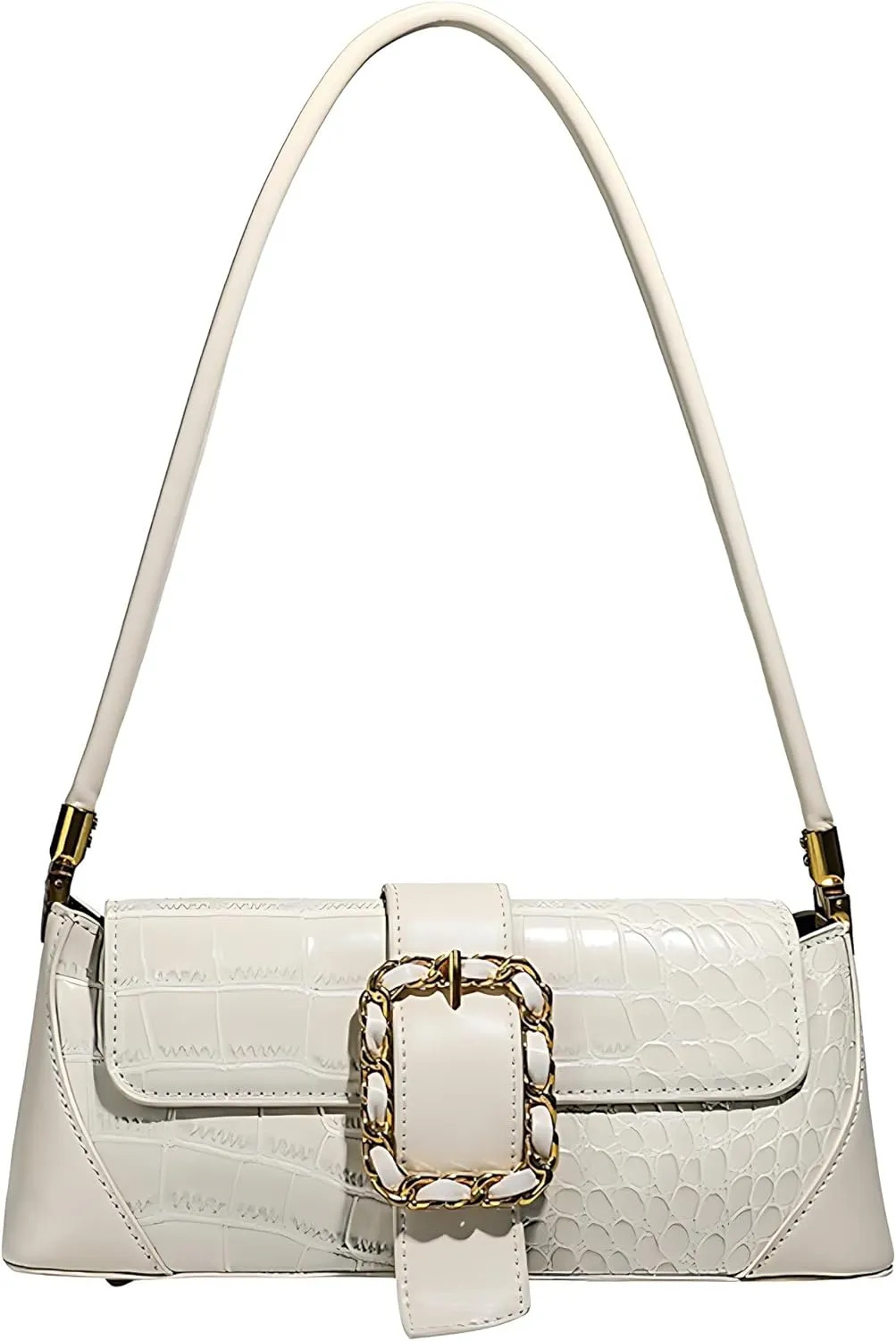 Retro French Clutch Handbag, Small Shoulder Bag for Women 90s Classic Purse Bag
