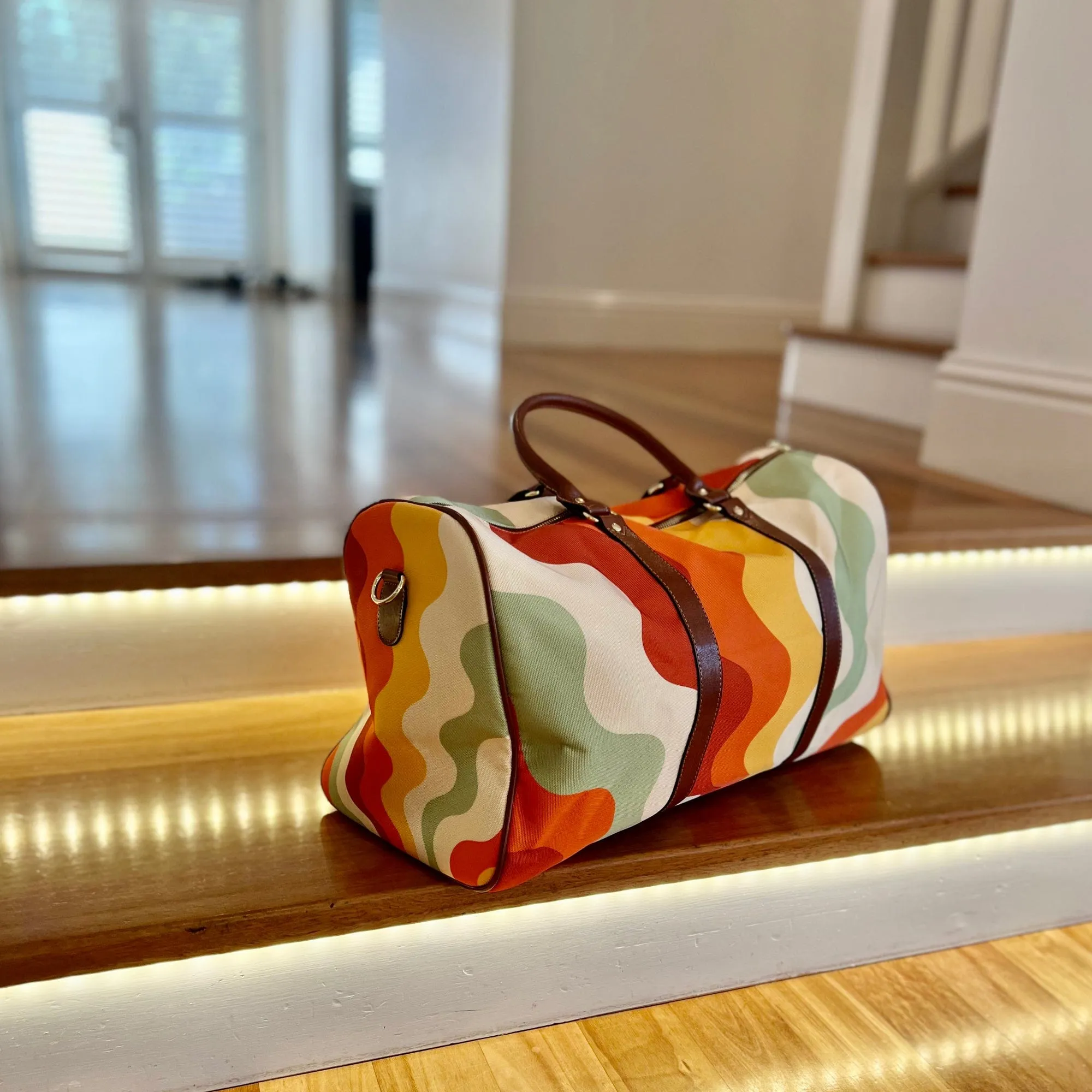 Retro Groovy Vibes | Travel Duffle Bag