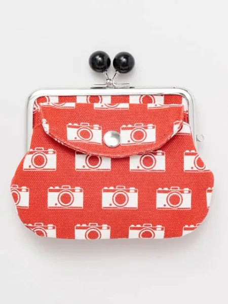 Retro Pattern HANPU GAMAGUCHI Twin Purse