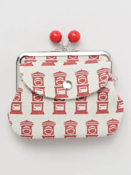 Retro Pattern HANPU GAMAGUCHI Twin Purse