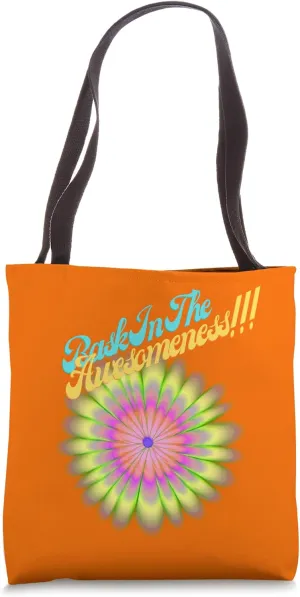 RETRO RAINBOW COLORS BASK IN THE AWESOMENESS! Tote Bag