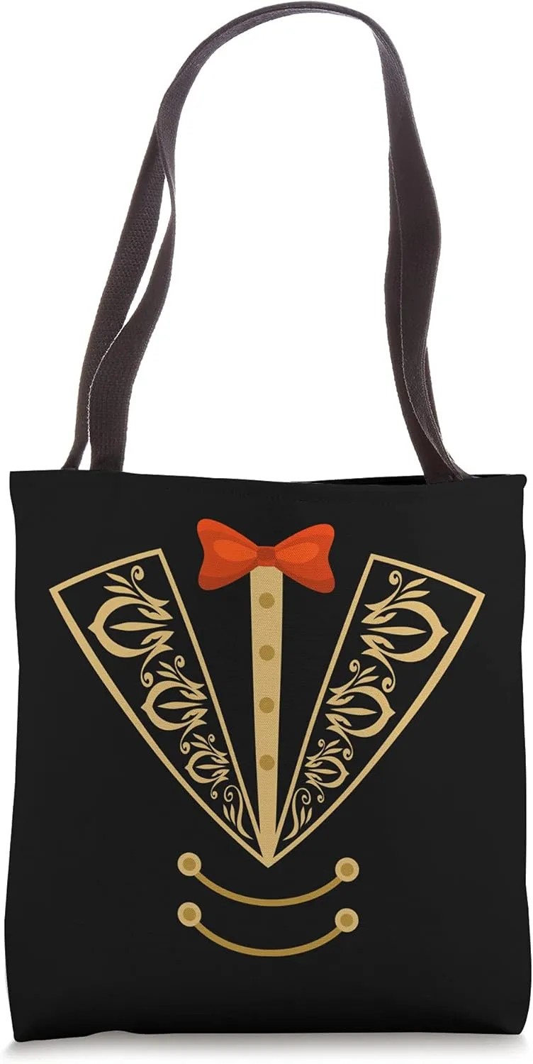 Ringmaster Costume Showman Ringleader bow tie Circus Tote Bag