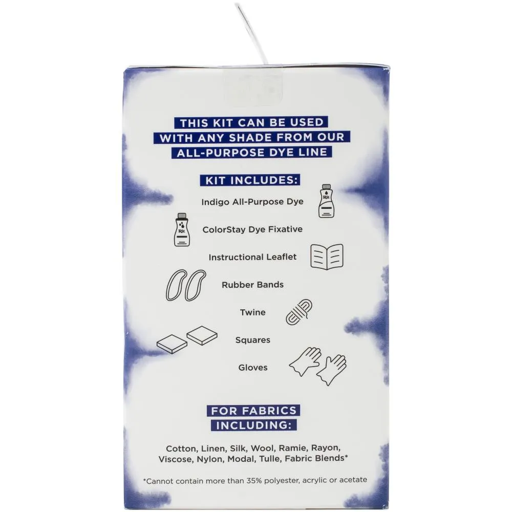 Rit Indigo Shibori Tie Dye Kit