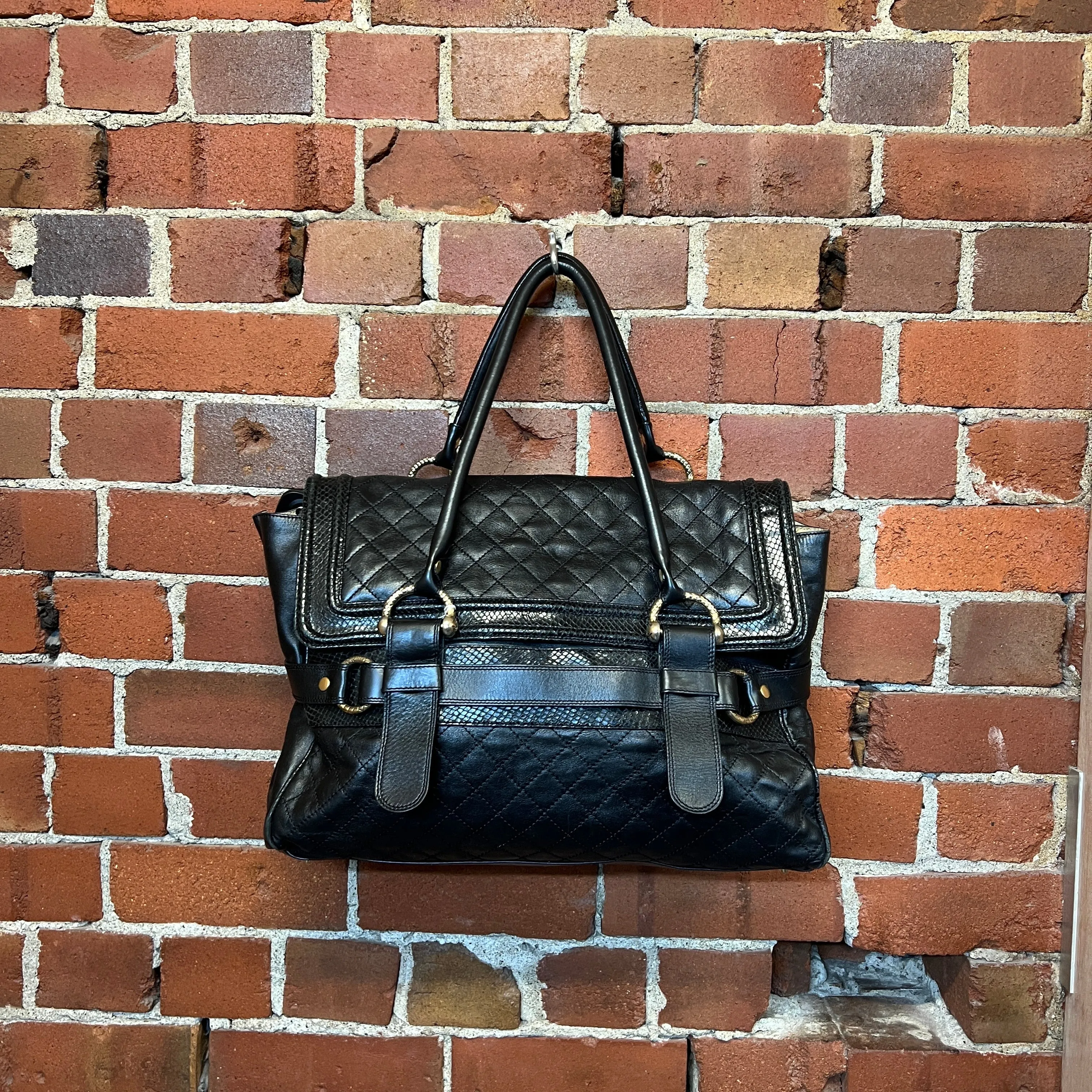 ROBERTO CAVALLI leather handbag