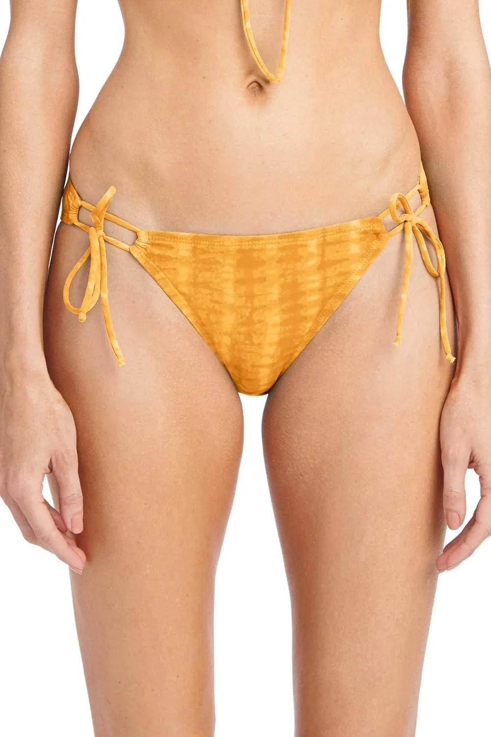 Robin Piccone Sahara Side Tie Bottoms Buttercup SM (US 4-6)