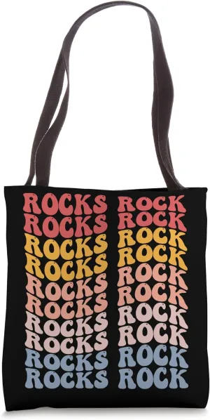 Rocks Rock Groovy Rock Collectors Geologist Rock Hounds Tote Bag