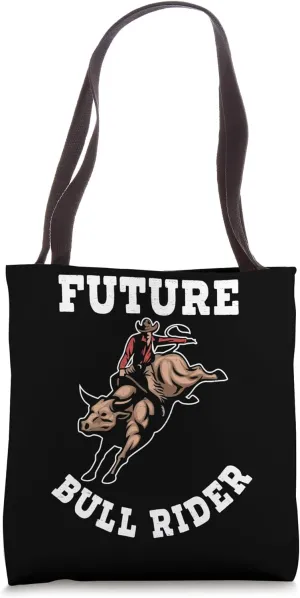 Rodeo Future Bull Rider Bull Riding Mechanical Boys Kids Tote Bag