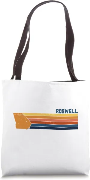 Roswell Georgia City Retro Tote Bag