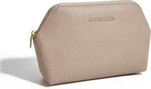 ROWNYEON Small Makeup Bag for Purse, Mini Portable Cosmetic Bags for Women, PU Leather Coin Purse Lipstick Cosmetic Accessories Organizer, Travel Makeup Pouch Zipper Pouch for Men Women