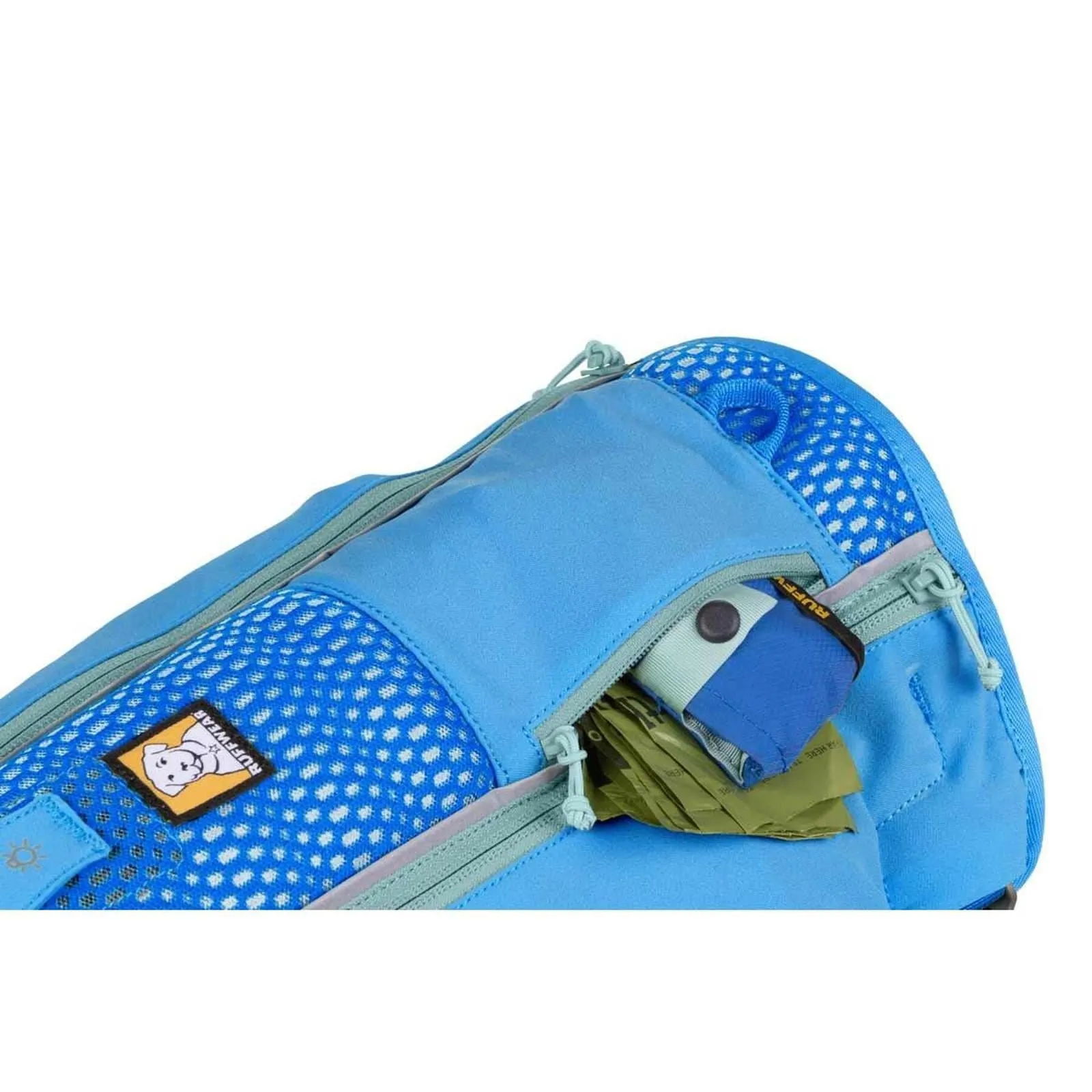Ruffwear Trail Runner Dog Running Vest in Blue Pool (Medium)