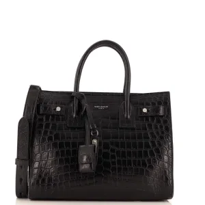 Sac de Jour Souple Bag Crocodile Embossed Leather Baby