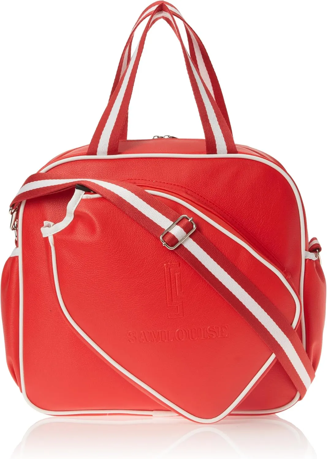 SamLouise Pickleball Tote Bag-Adjustable Pickleball, Pickleball Backpack with Water Bottle Holder