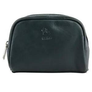 Sasha Classic Durable Leather Toiletry Bag
