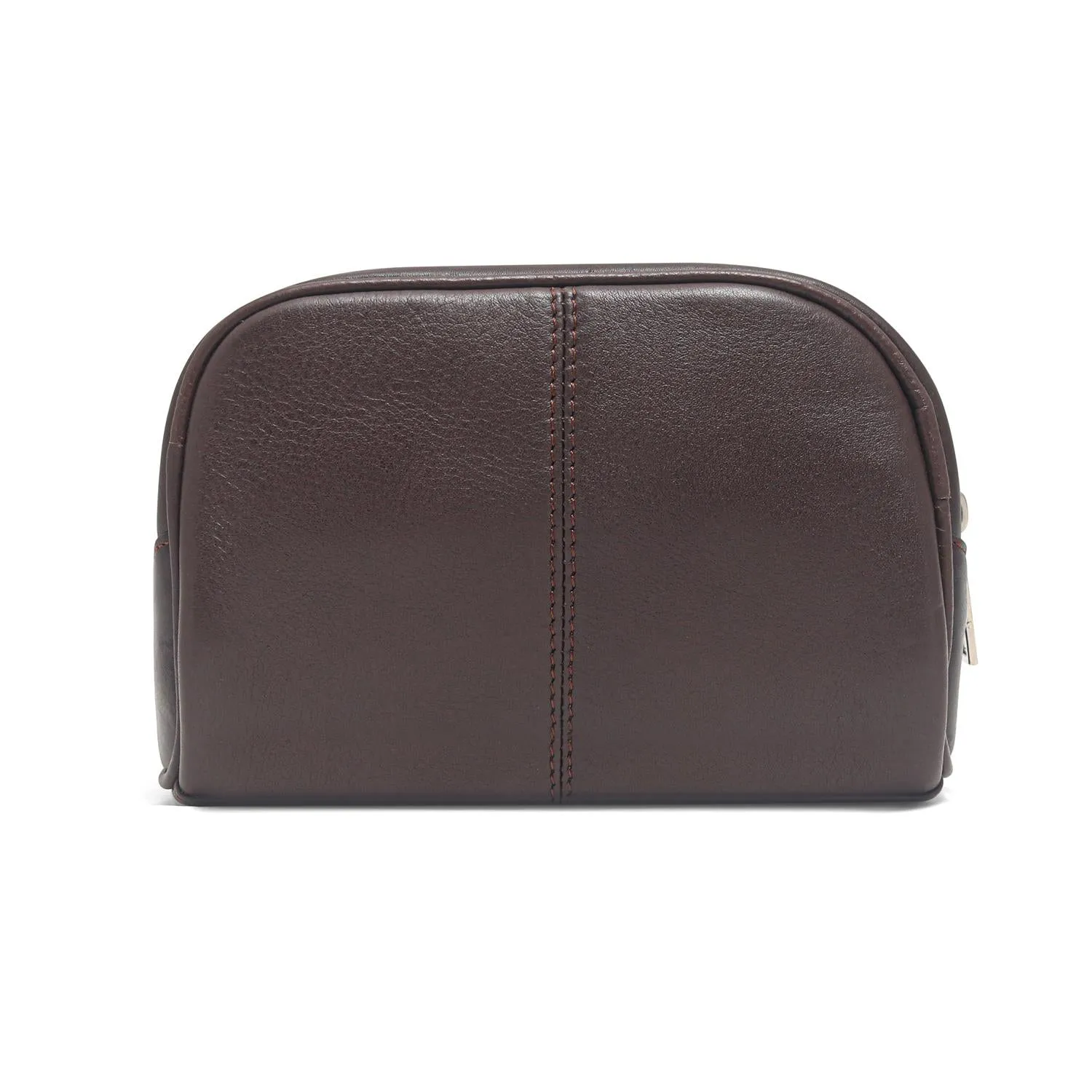 Sasha Classic Durable Leather Toiletry Bag