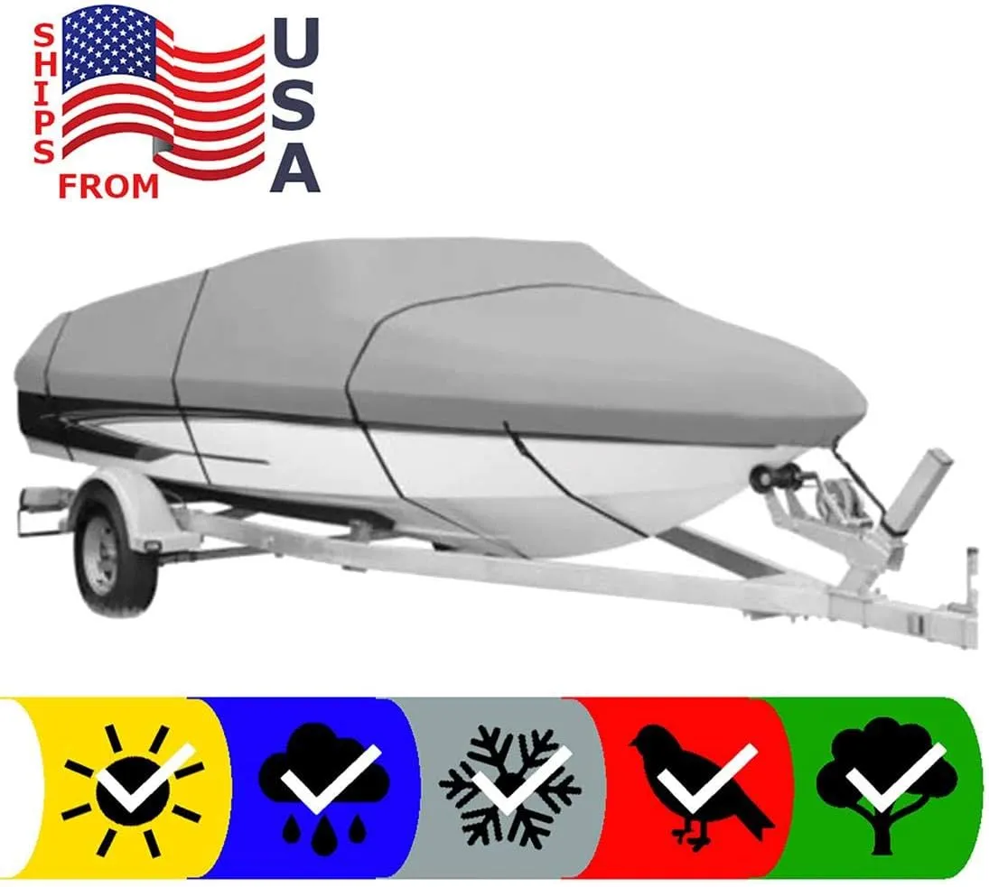 SBU Boat Cover Compatible for Lowe Roughneck 1652 VT 2006 All Weather Protection