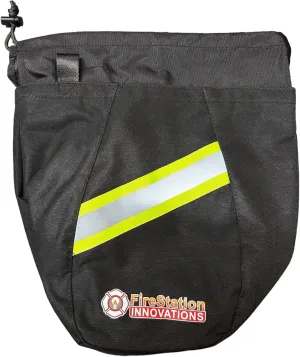 SCBA MASK BAG - Heavy Duty Firefighters Bags with Multiple Pockets| Respirator Bags with Sleek Design and Extra Storage (Black)