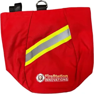 SCBA MASK BAG - Heavy Duty Firefighters Bags with Multiple Pockets| Respirator Bags with Sleek Design and Extra Storage (Red)