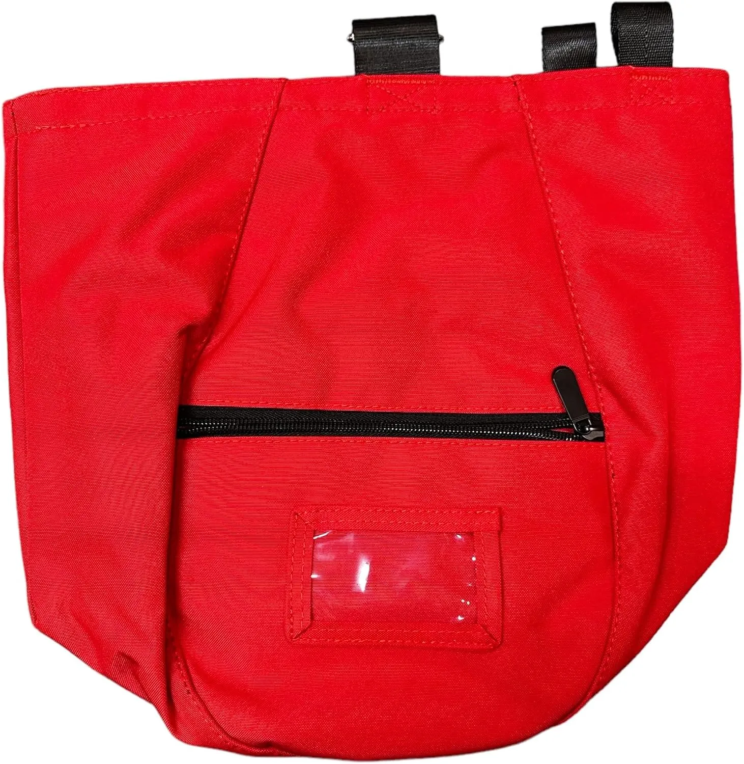 SCBA MASK BAG - Heavy Duty Firefighters Bags with Multiple Pockets| Respirator Bags with Sleek Design and Extra Storage (Red)