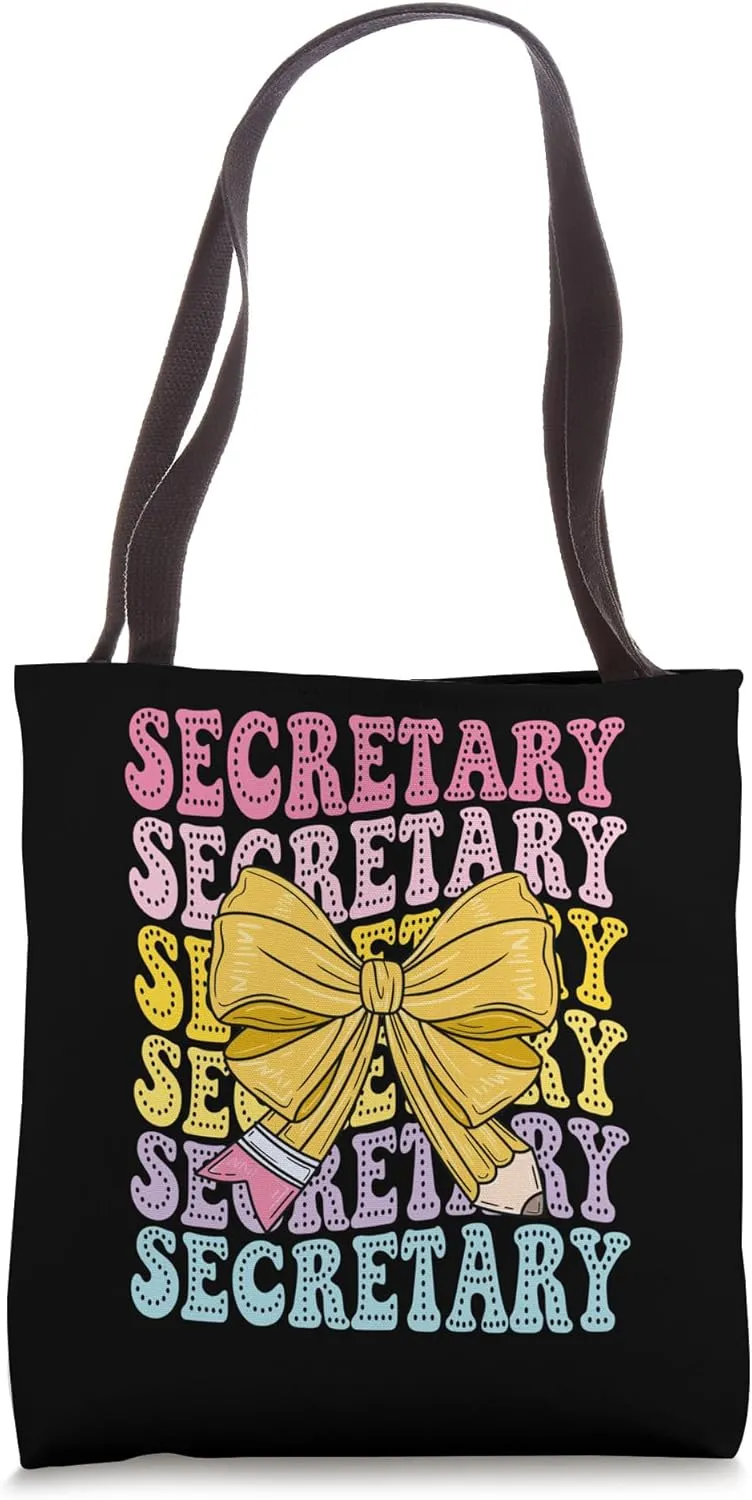 School Secretary Office secretarial Administrative Assistant Tote Bag