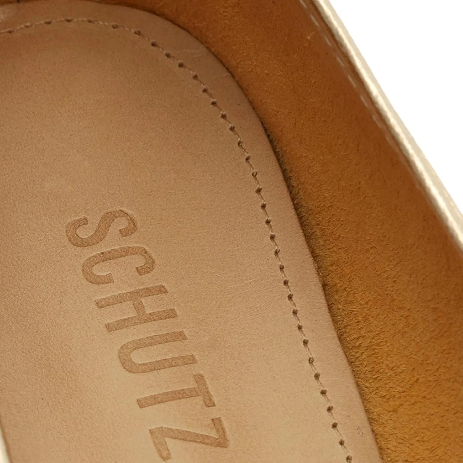 SCHUTZ Women's Ballerina Arissa Bow Leather Flat