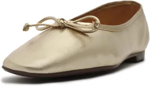 SCHUTZ Women's Ballerina Arissa Bow Leather Flat