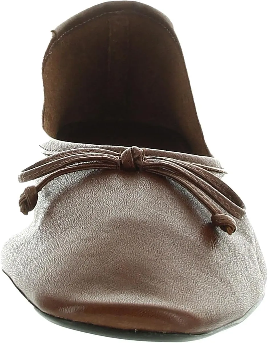 SCHUTZ Women's Ballerina Arissa Bow Leather Flat