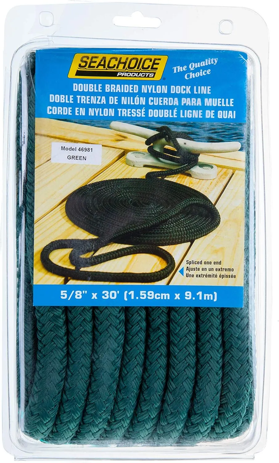 Seachoice Double-Braid Nylon Dock Line