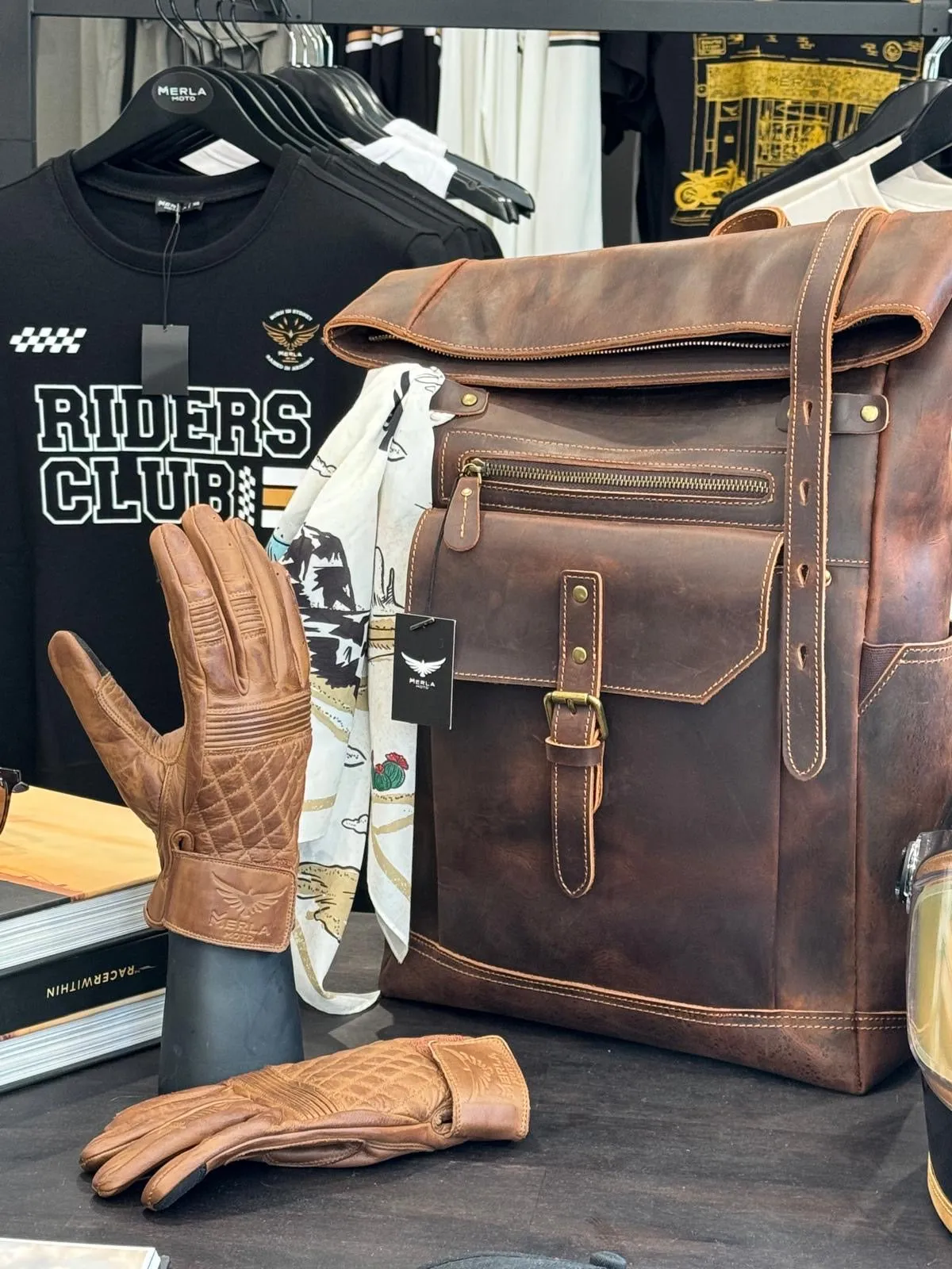 Shadow Rider Leather Backpack