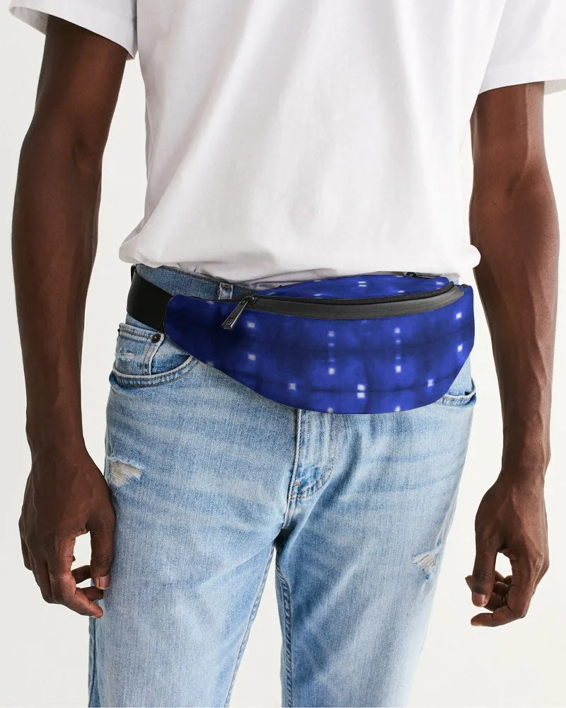 Shibori Indigo Spotted Crossbody Sling Bag
