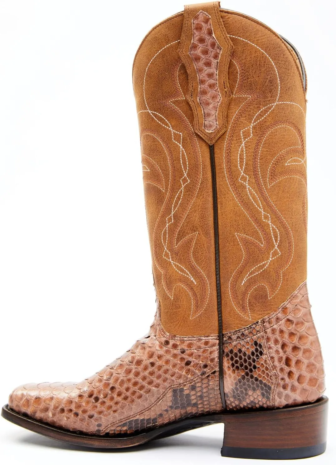 Shyanne Women's Geneva Exotic Snake Skin Western Boot Square Toe - Beswfa21l1