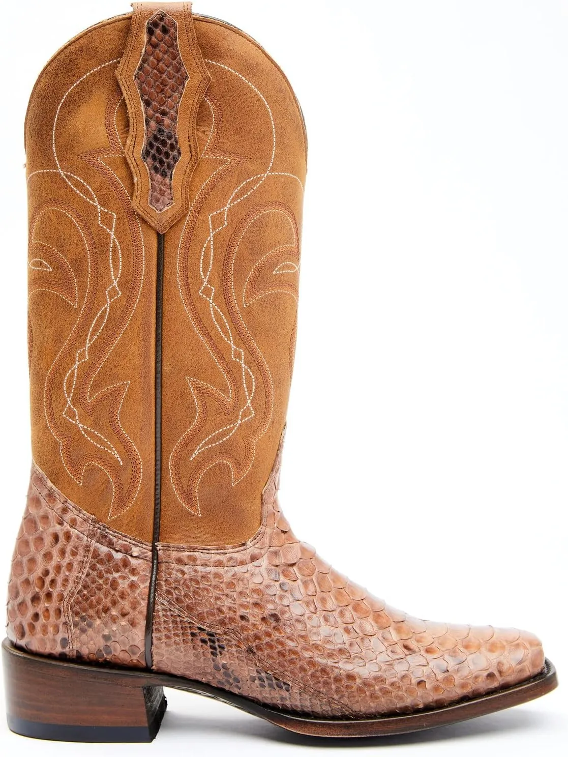 Shyanne Women's Geneva Exotic Snake Skin Western Boot Square Toe - Beswfa21l1
