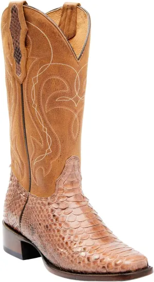 Shyanne Women's Geneva Exotic Snake Skin Western Boot Square Toe - Beswfa21l1