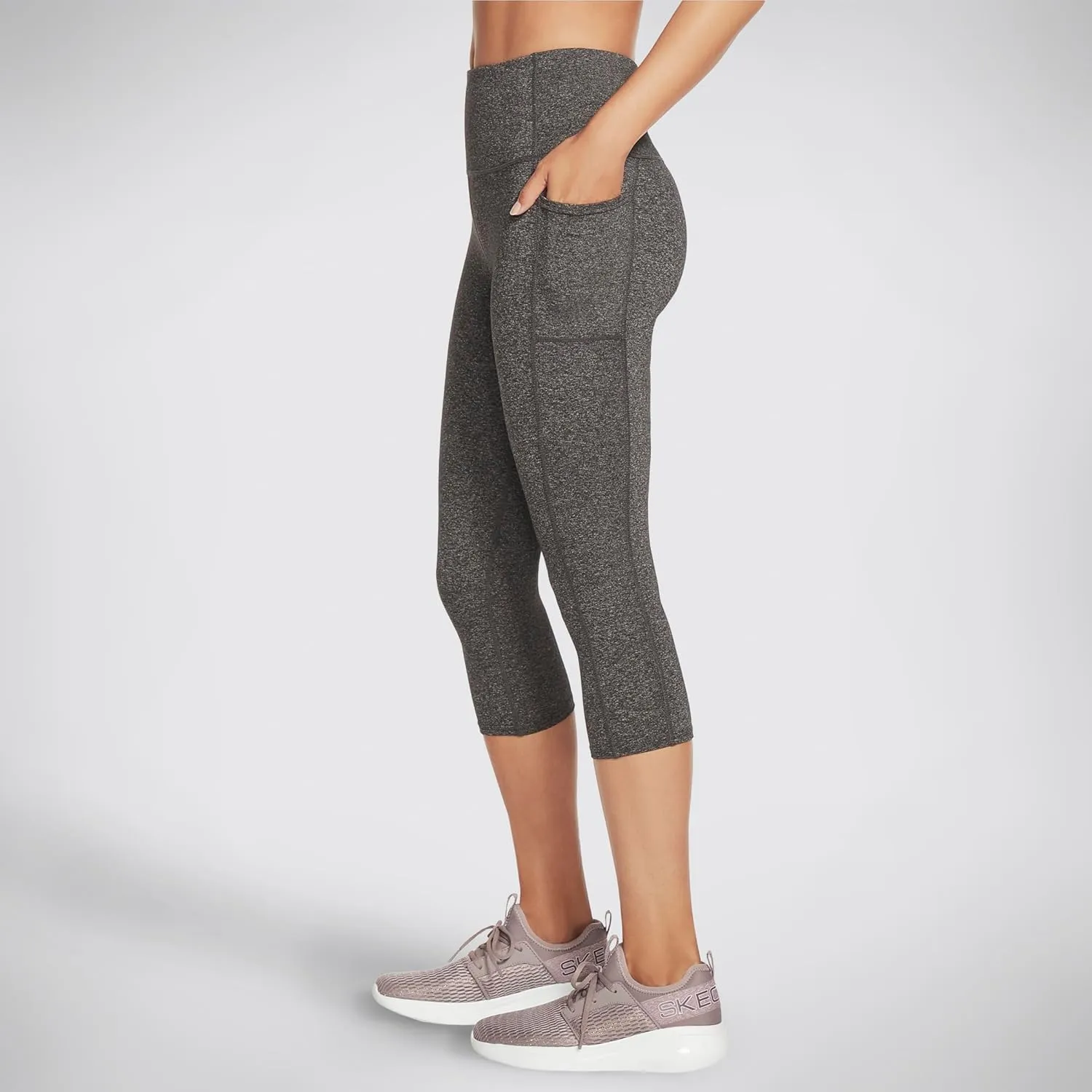 Skechers Women's Go Walk High Waisted Mid Calf Legging