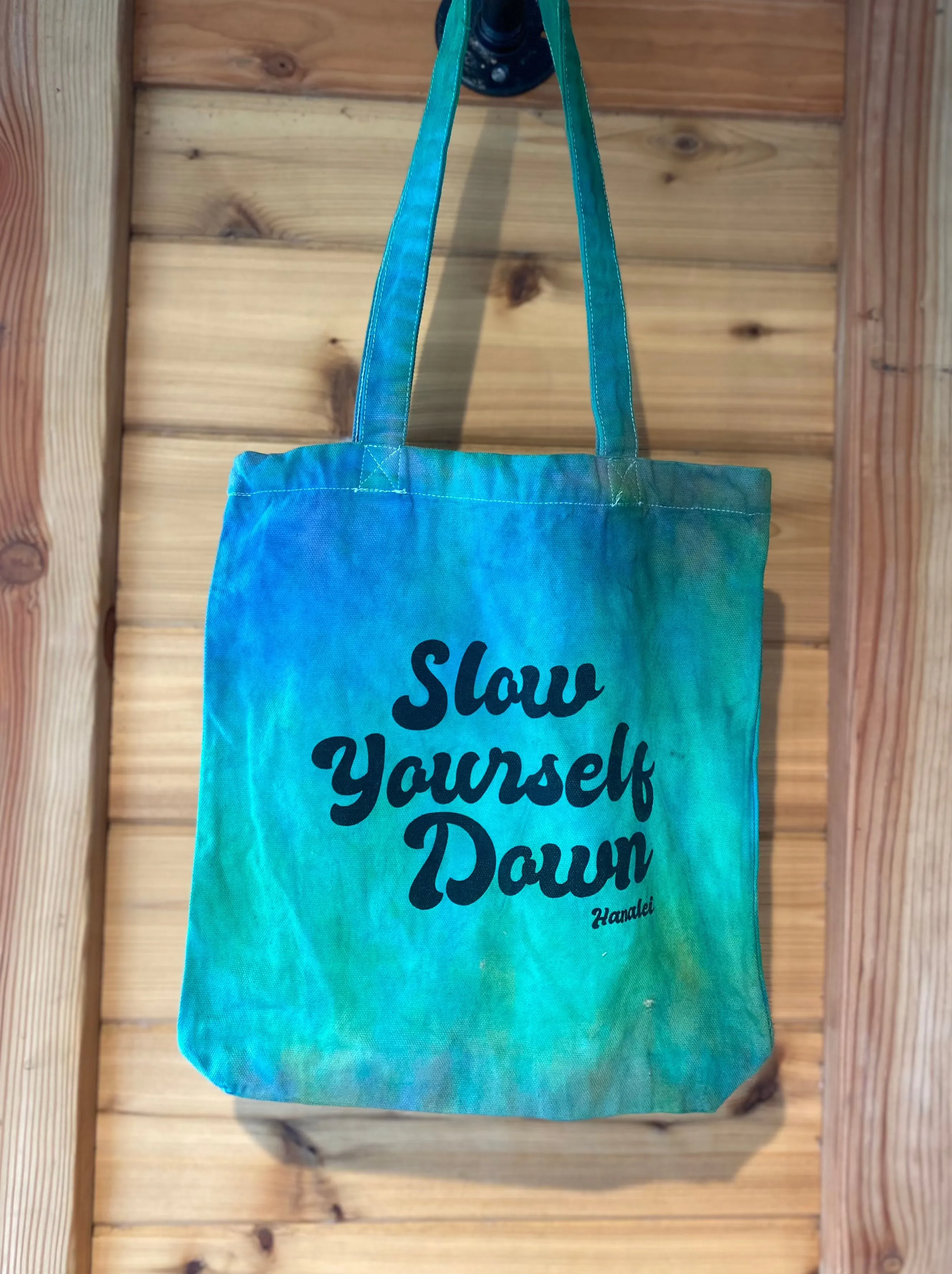 Slow Yourself Down Tote Bags