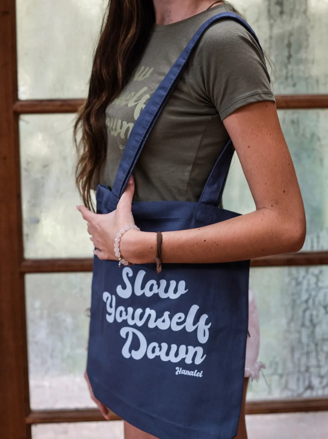 Slow Yourself Down Tote Bags
