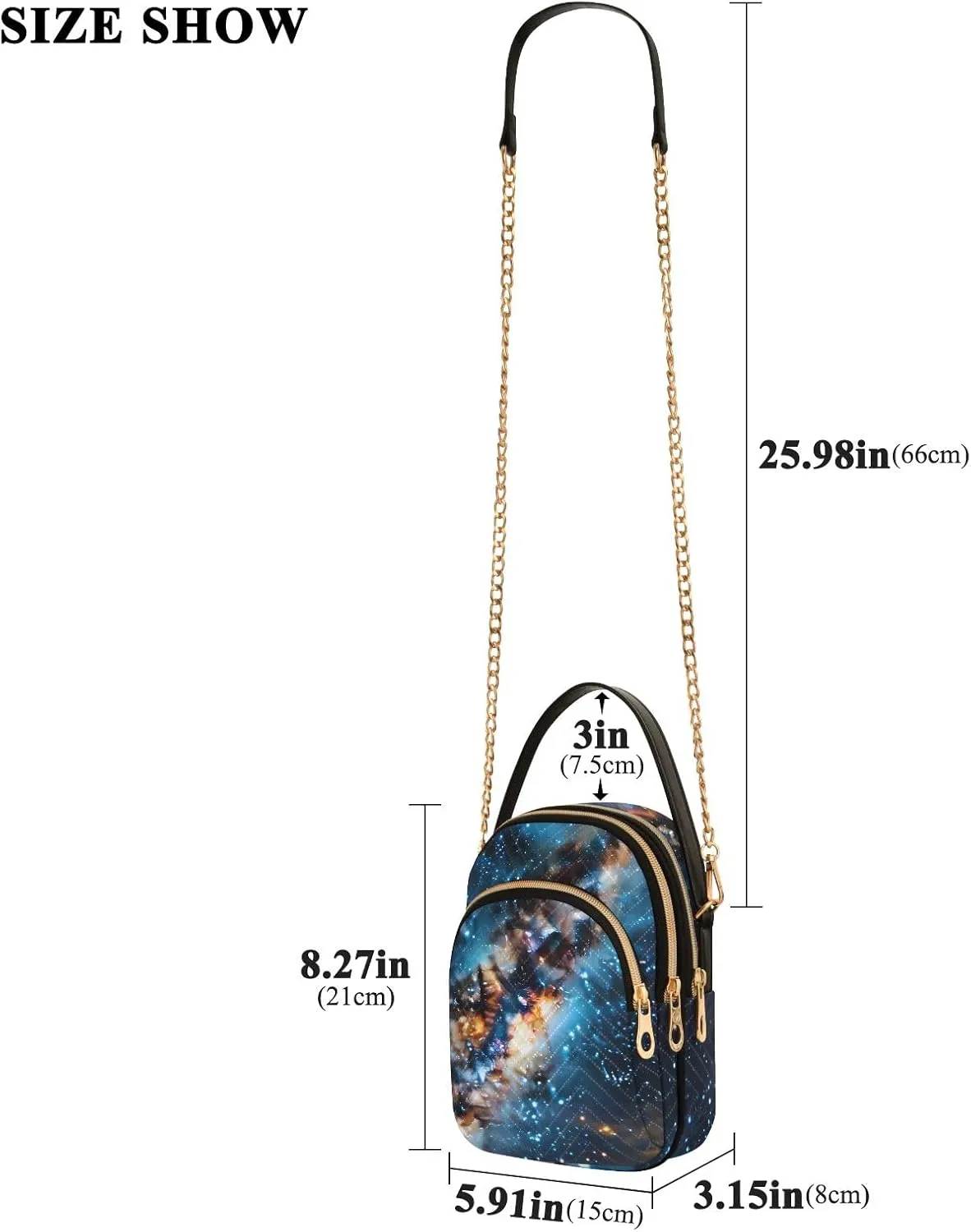 Small Handbag Crossbody Bag for Women Quilted Bags Shoulder Purse Phone Wallet Chain Bag